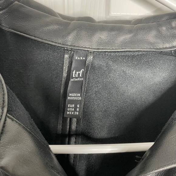 Zara faux leather button down mini dress - Picture 3 of 5